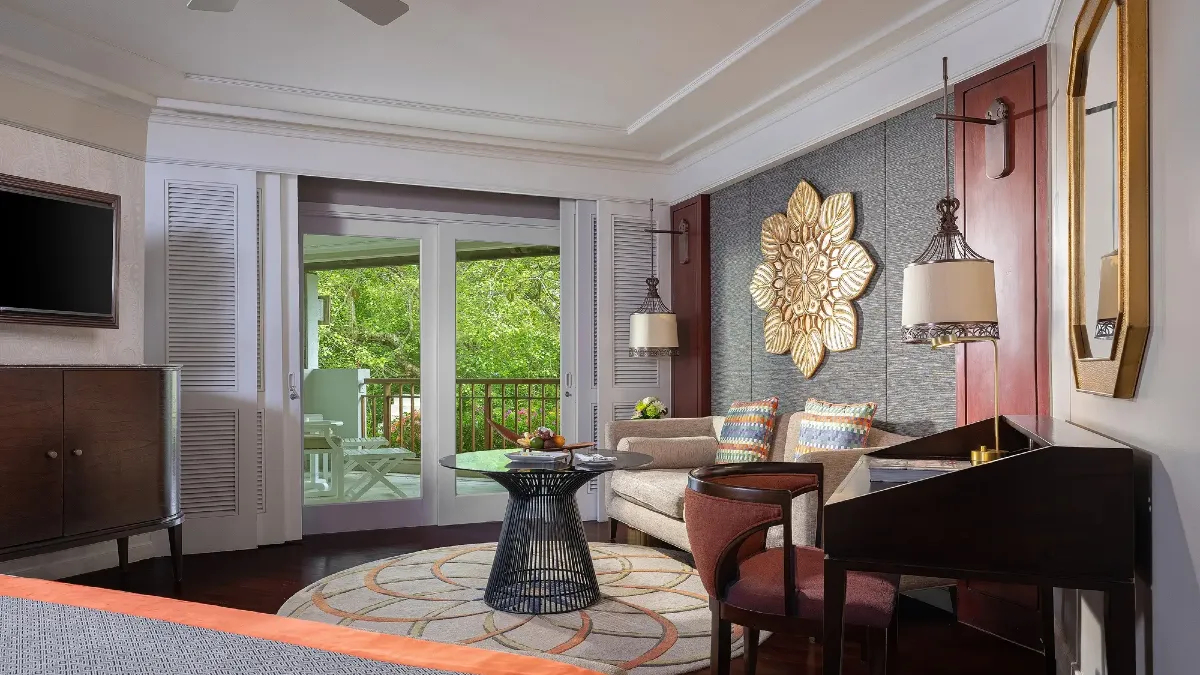 Kamar Klasik Pemandangan Taman